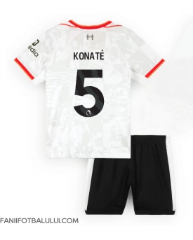 Liverpool Ibrahima Konate #5 Echipament de Fotbal Replică 2024-25 Copii Treilea (+ Șorturi)